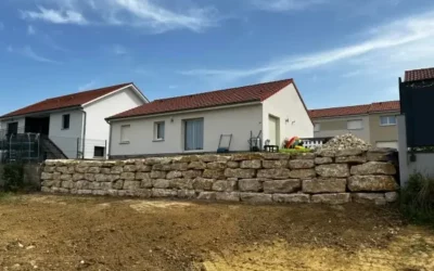Enrochement à Lunéville : une solution robuste et esthétique avec OLRY TP